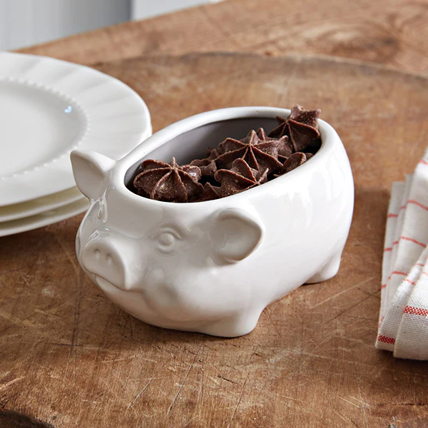 Ceramic Piggy Candy Bowl, Choose Your Style