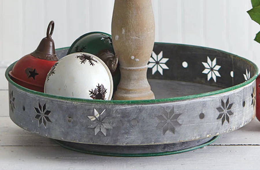 Two-Tiered Reindeer Display Tray