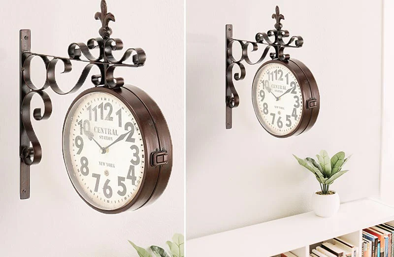 Vintage Hanging Wall Clock