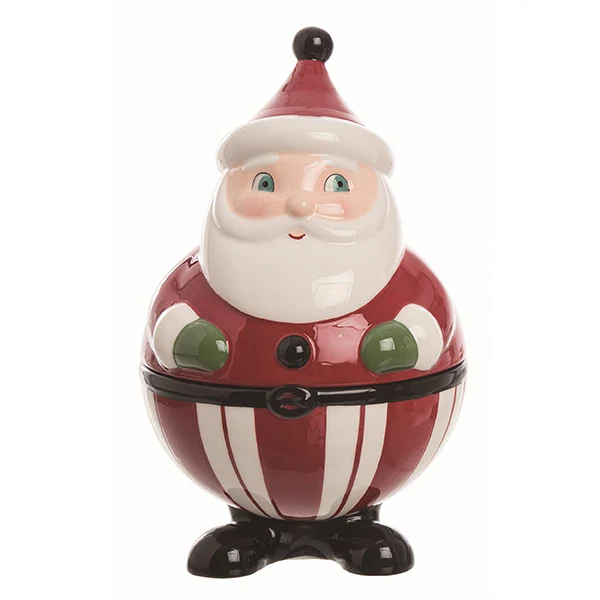 Ceramic Santa Treat Jar