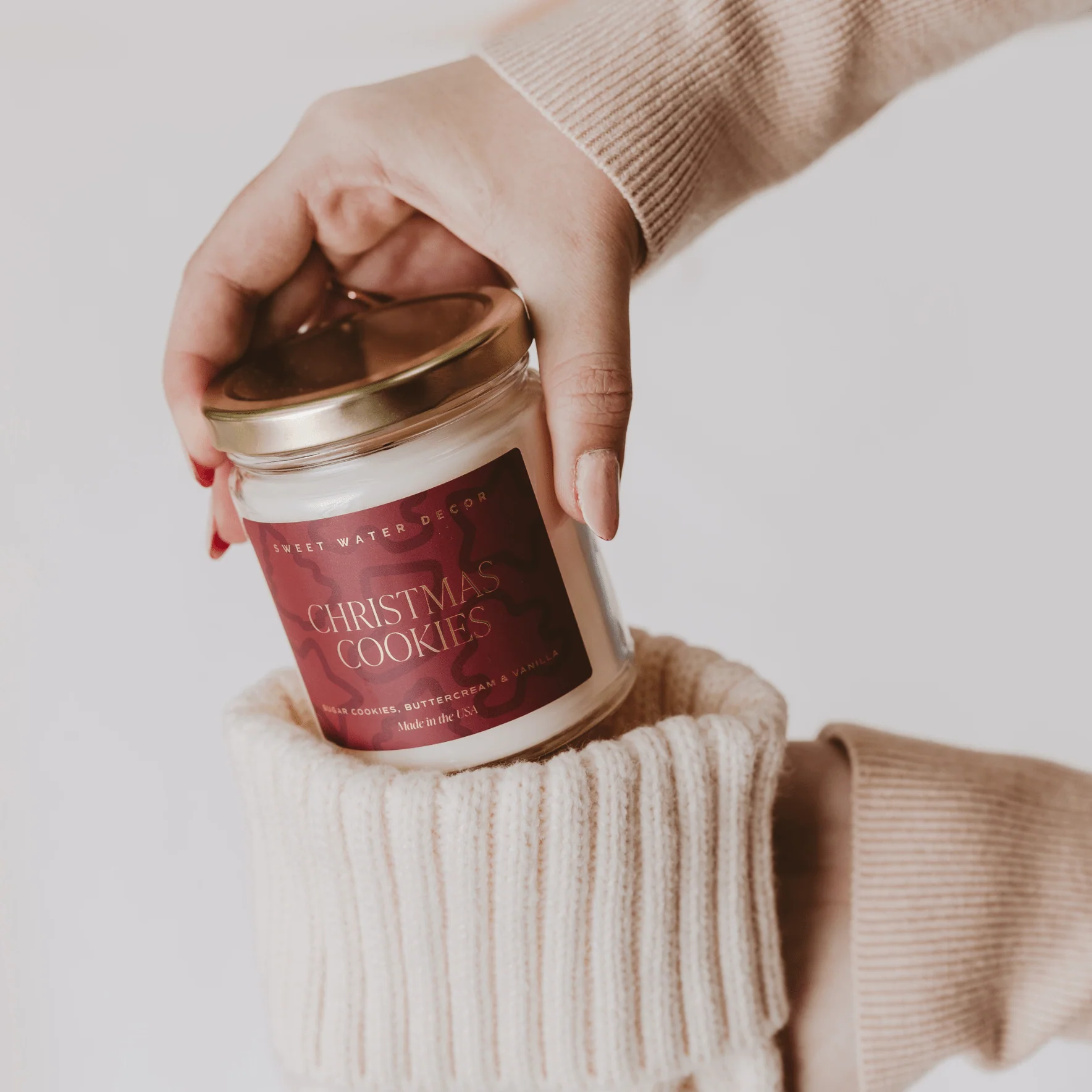 Christmas Cookies Soy Candle | 9oz. Clear Jar