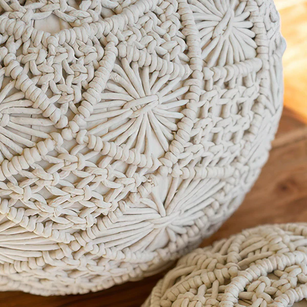Macrame Pumpkins, Set of 2