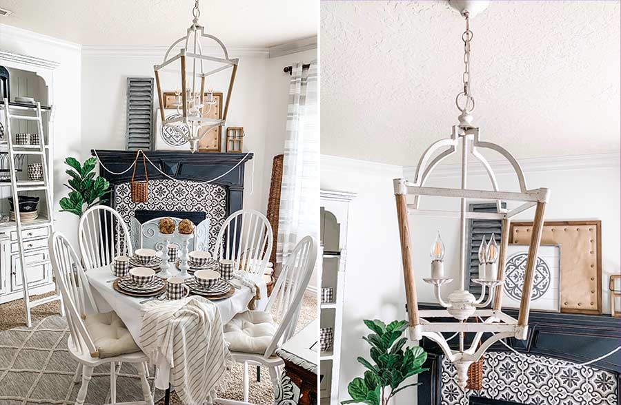 Antique Inspired Pendant Chandelier