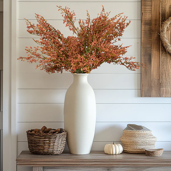 Green and Red Foliage Spray, Set of 3