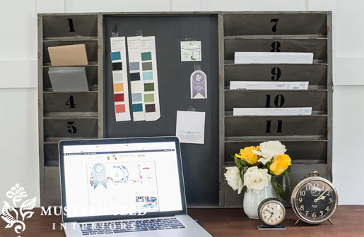HUGE Postal Organizer With Chalkboard