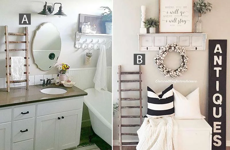 Pick Your Style - Vintage Wood Ladders