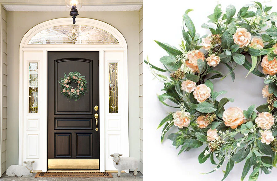 Premium Lush Floral Wreath