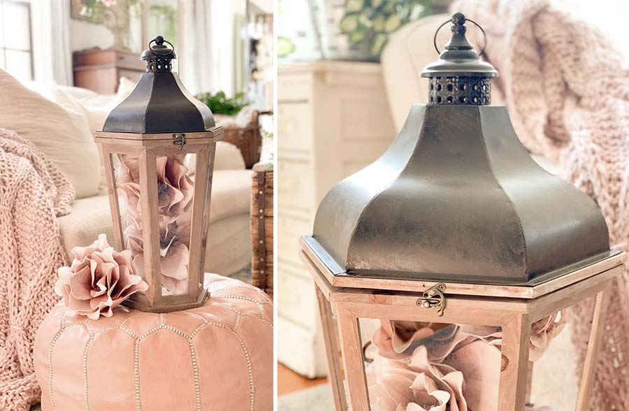 *HUGE* Rustic Lanterns  Set of 2