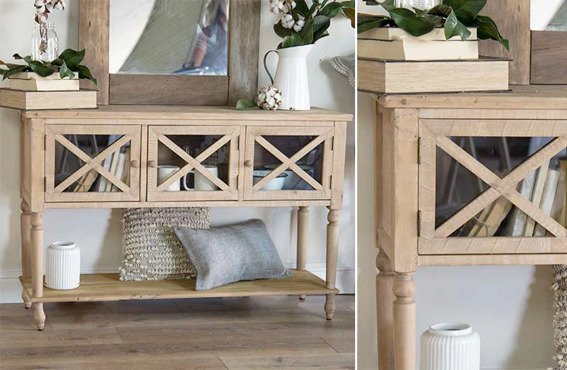 Vintage Inspired Console Table
