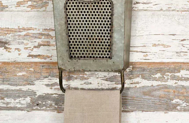 Dalton Wall Basket with Towel Bar