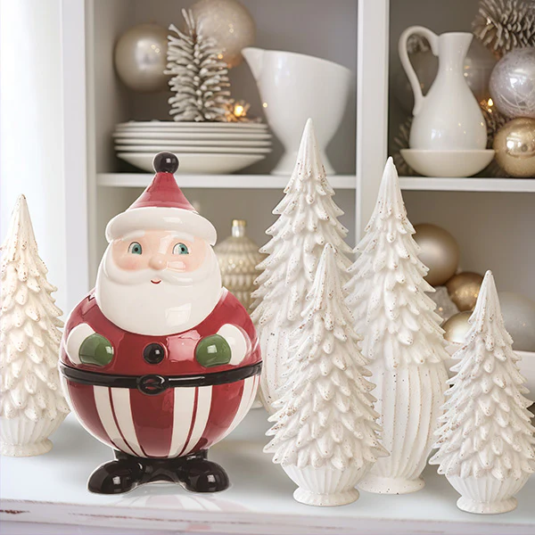 Ceramic Santa Treat Jar