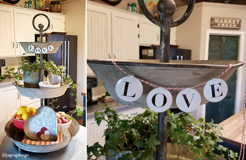 *HUUUGE* Three Tiered Metal Display Tray