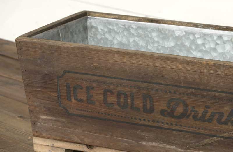 Vintage-Style Drink Cooler