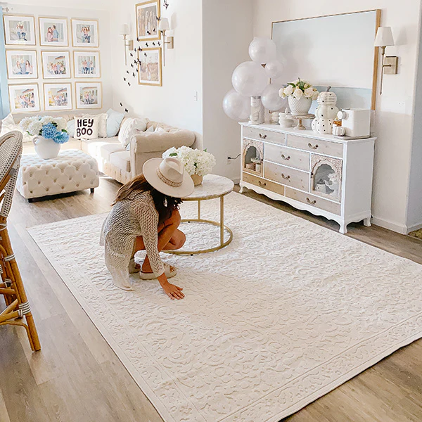 Light Gray Indoor/Outdoor Rug