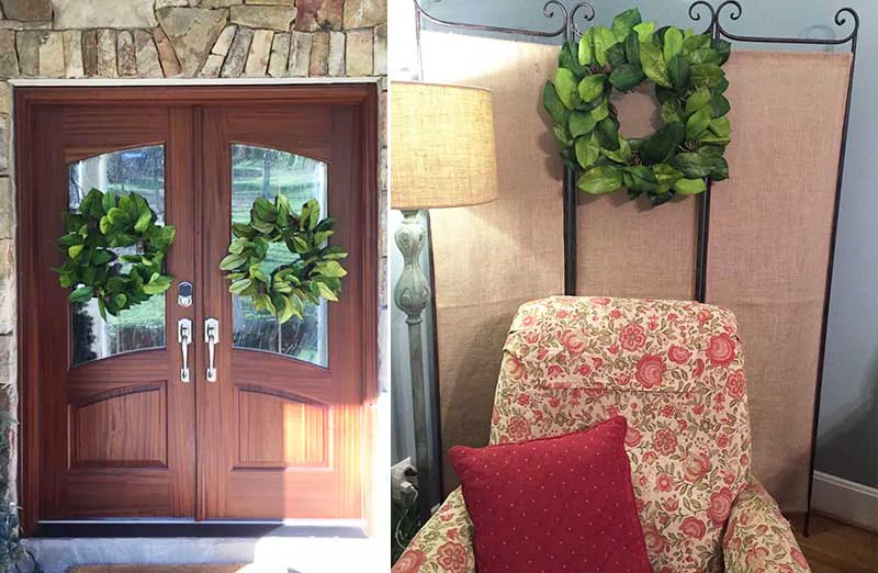 Rustic Magnolia Wreaths