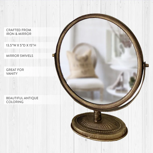 Antique Inspired Vanity Mirror