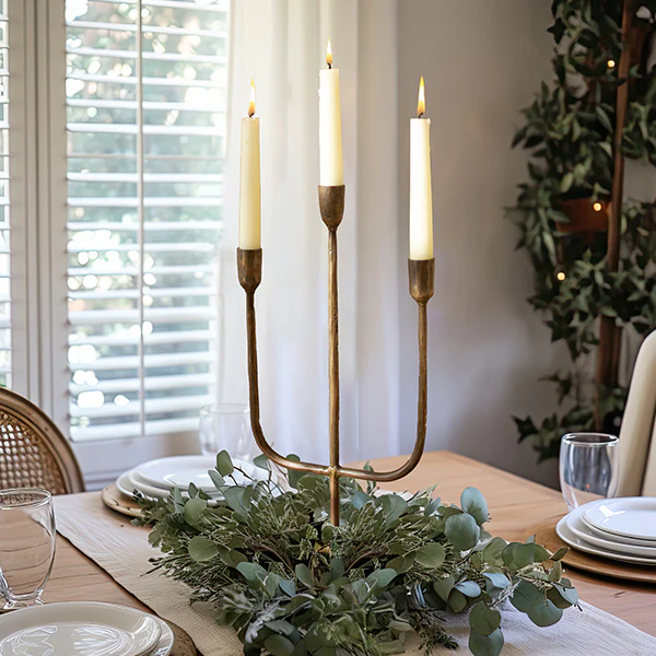 Antique Finish Candelabra