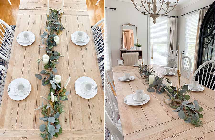 76 Inch Long Lifelike Eucalyptus Garland