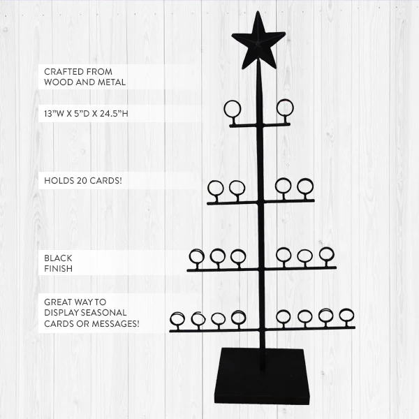 Christmas Tree Card Holder