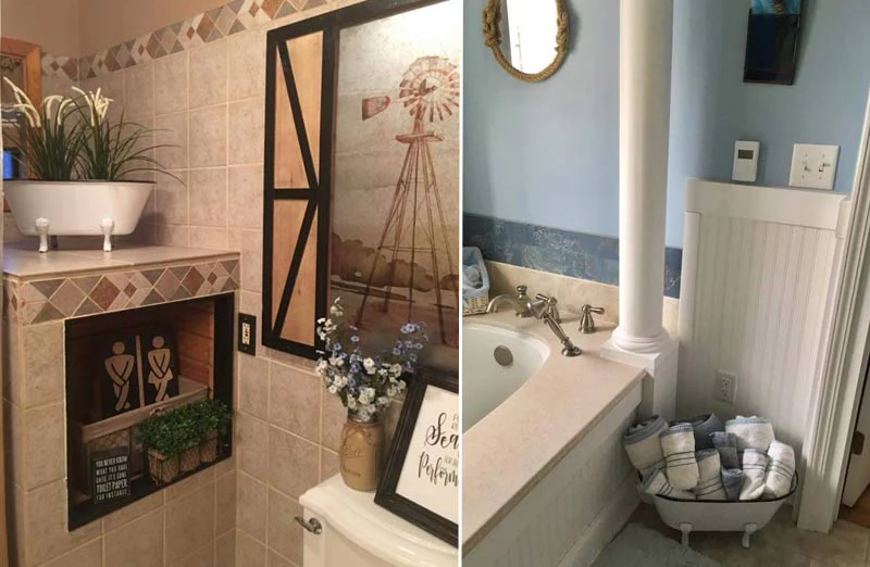 *HUGE* Enamel Claw Foot Bathtub Planter