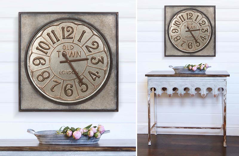 European Framed Wall Clock
