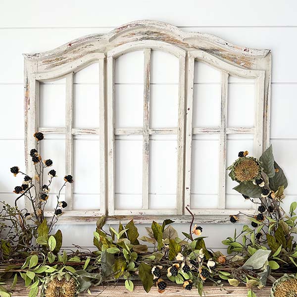 Large Handcrafted Wooden Window Frame