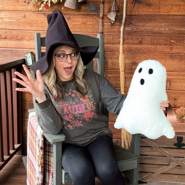 Ghost Shaped Pillow