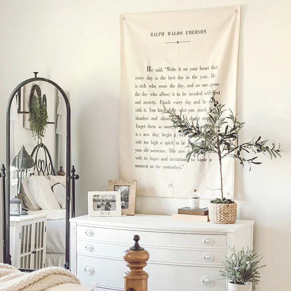 51 Inch Ralph Waldo Emerson Hanging Wall Canvas